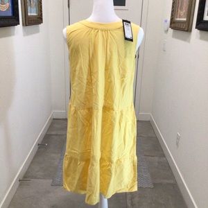 “BANANA CREAM” YELLOW SLEEVELESS DRESS